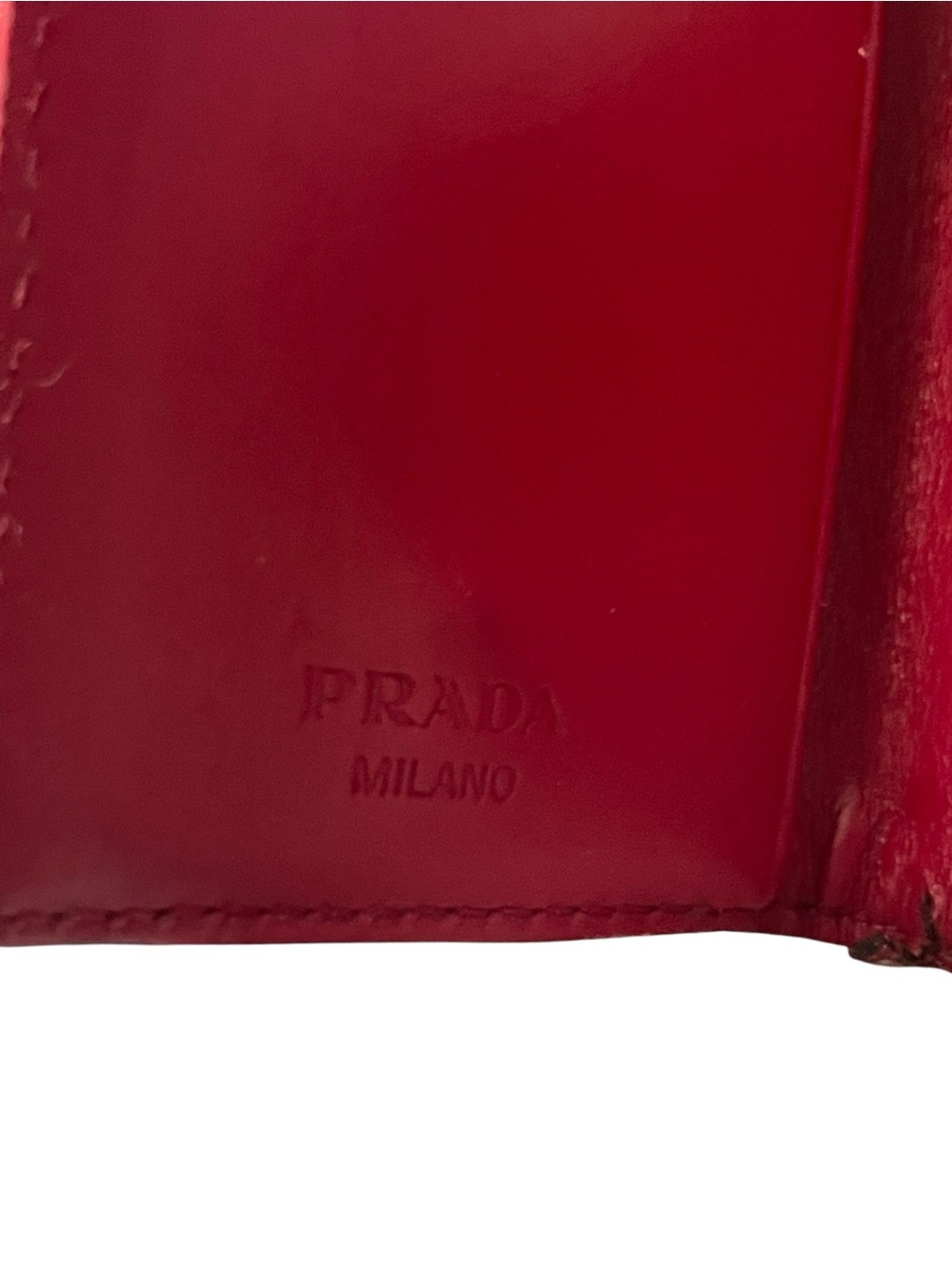 Vintage Prada Tessuto Red Nylon 6-Hook Key Case Wallet - Picture 8 of 14